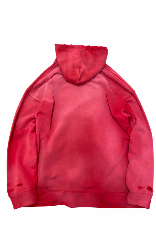 Hanorac Oversize Vintage Washed Pink