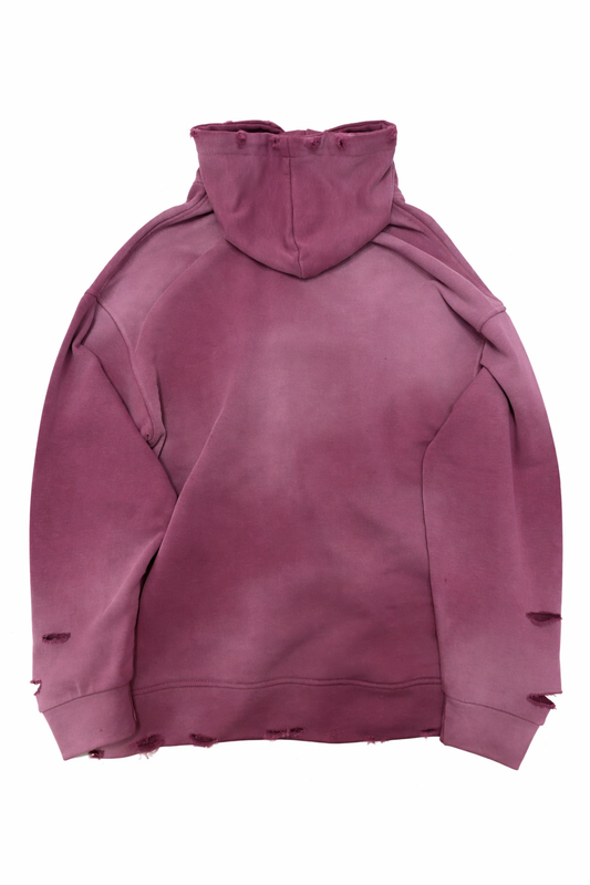 Hanorac Oversize Vintage Washed Burgundy