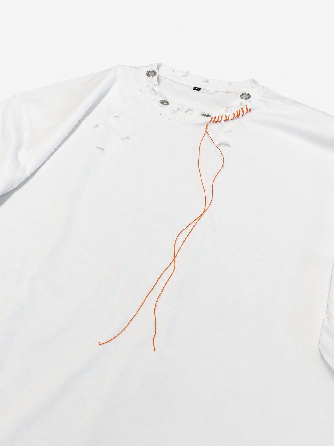 Scar Stitch Tee - White W