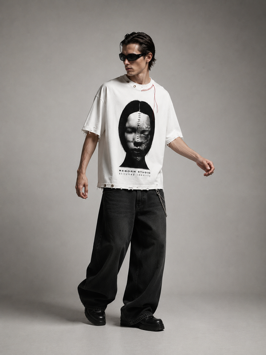 Stitched Identity Tee - Oversize