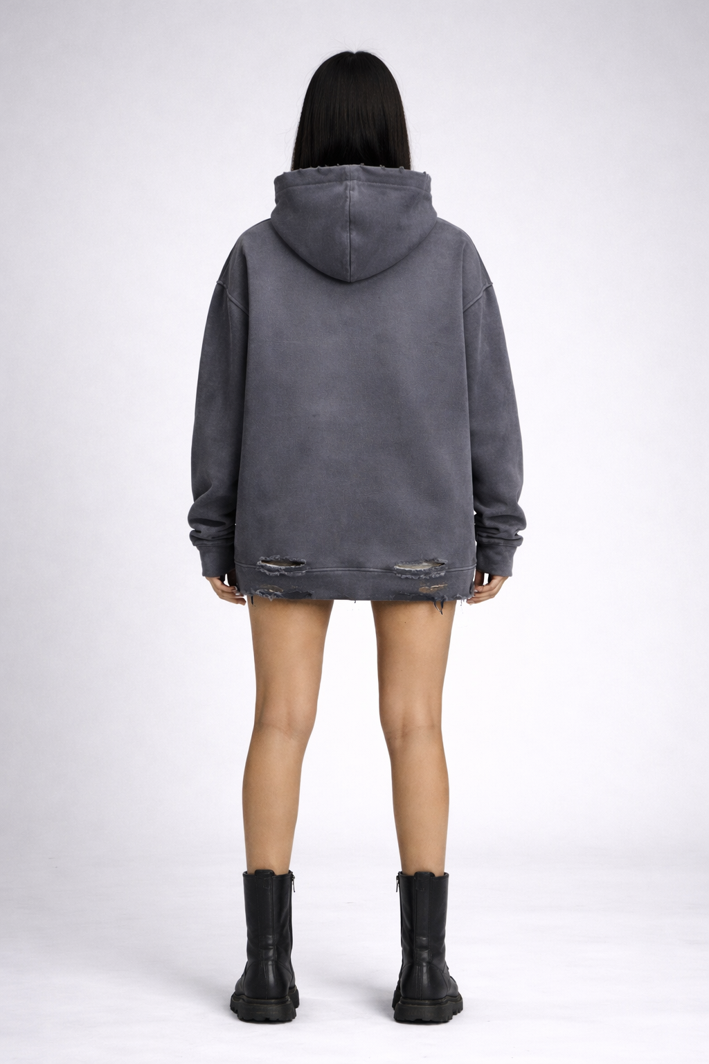 Hanorac Oversize Vintage Washed GREY W