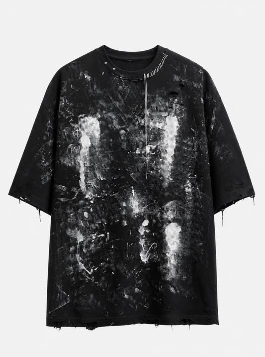 PAINT DISTRESSED TEE