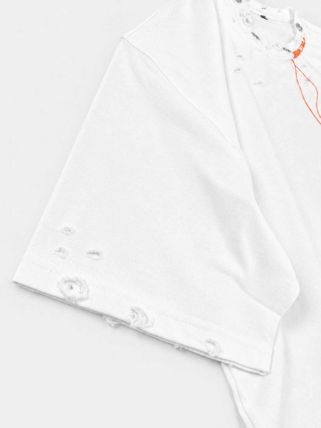 Scar Stitch Tee - White W