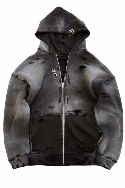 Hanorac Oversize Vintage Washed Zip-Up LIMITED EDITION