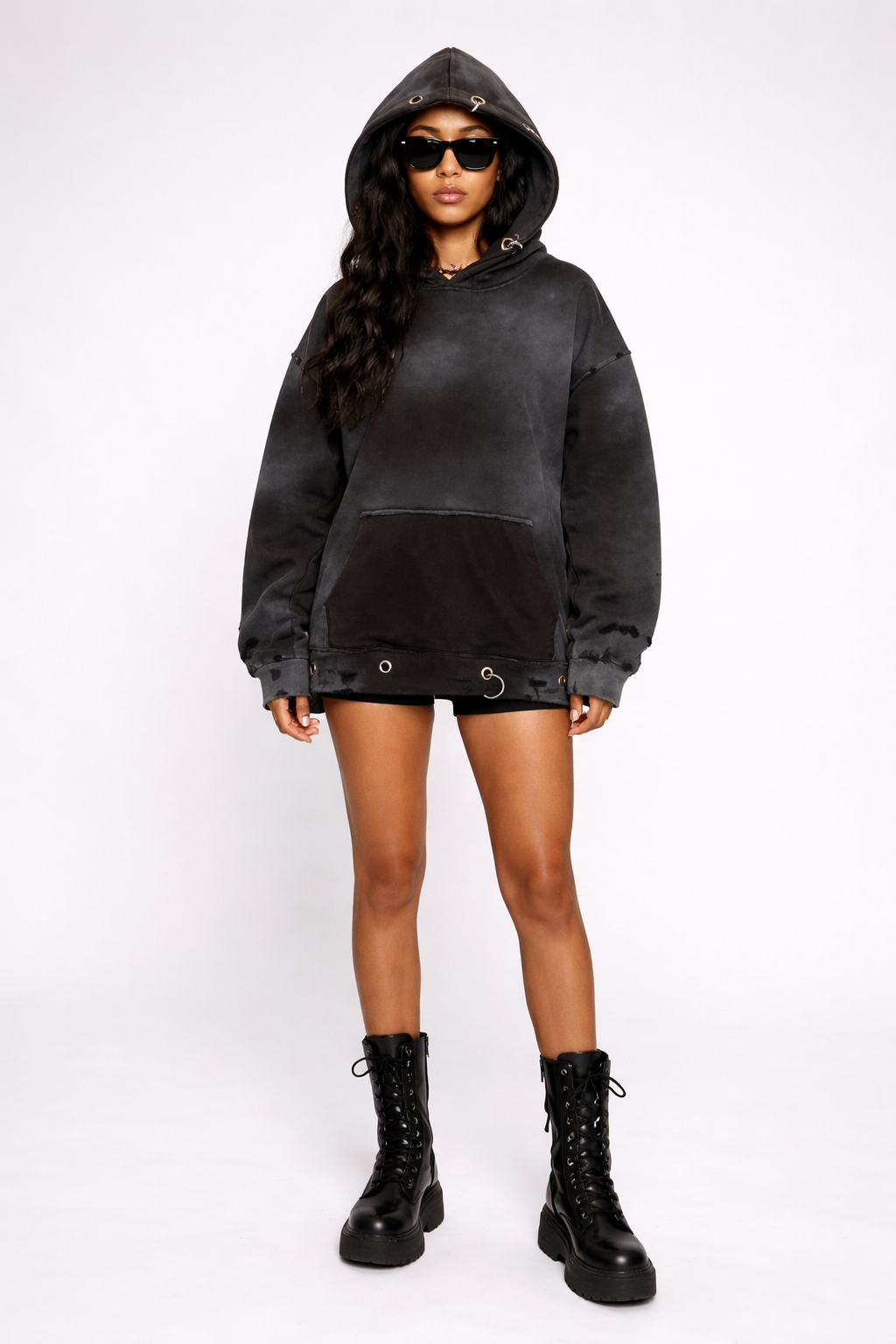 Hanorac Oversize Washed Raw W
