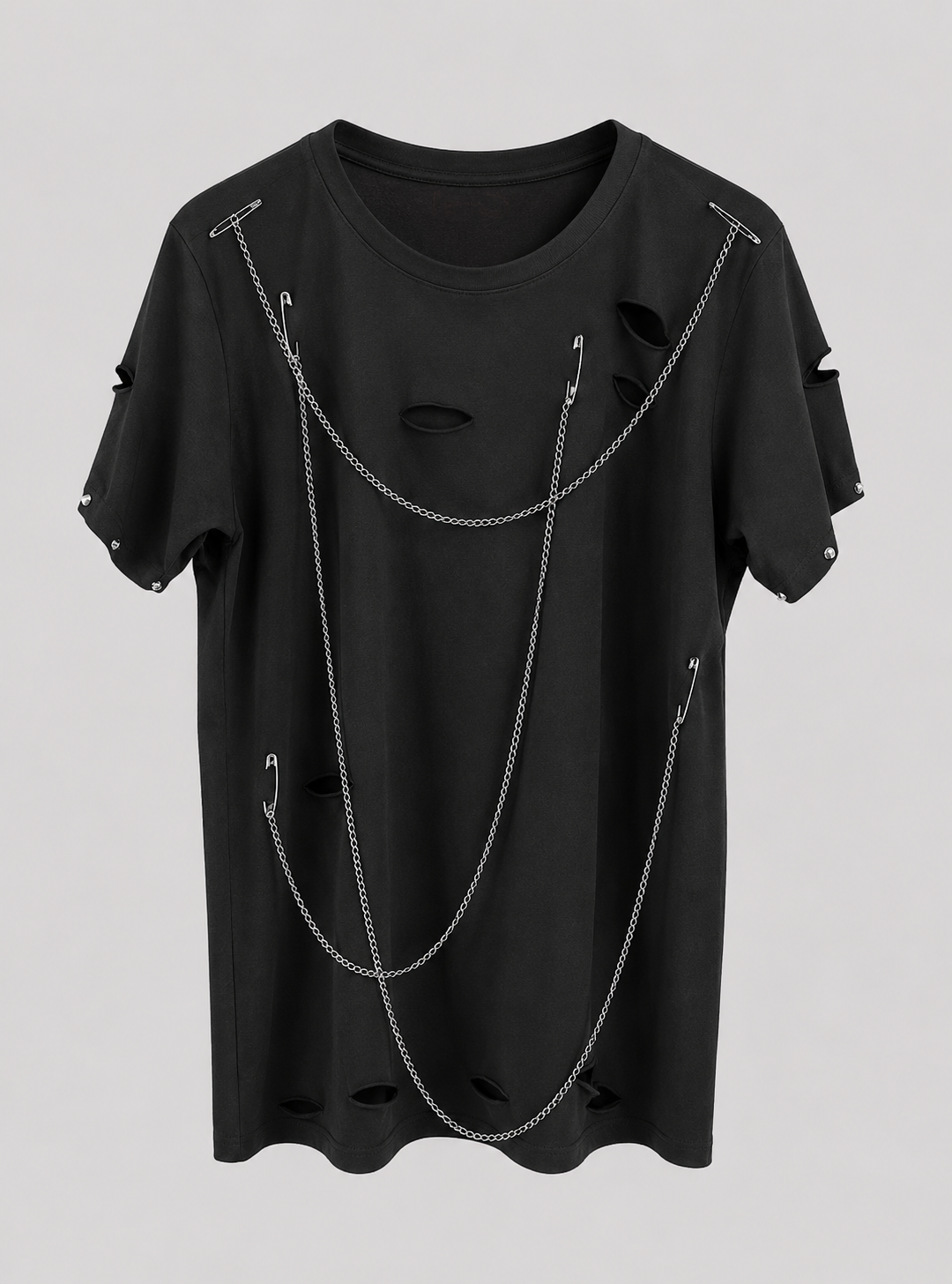 Tricou RIPPED CHAIN Oversize