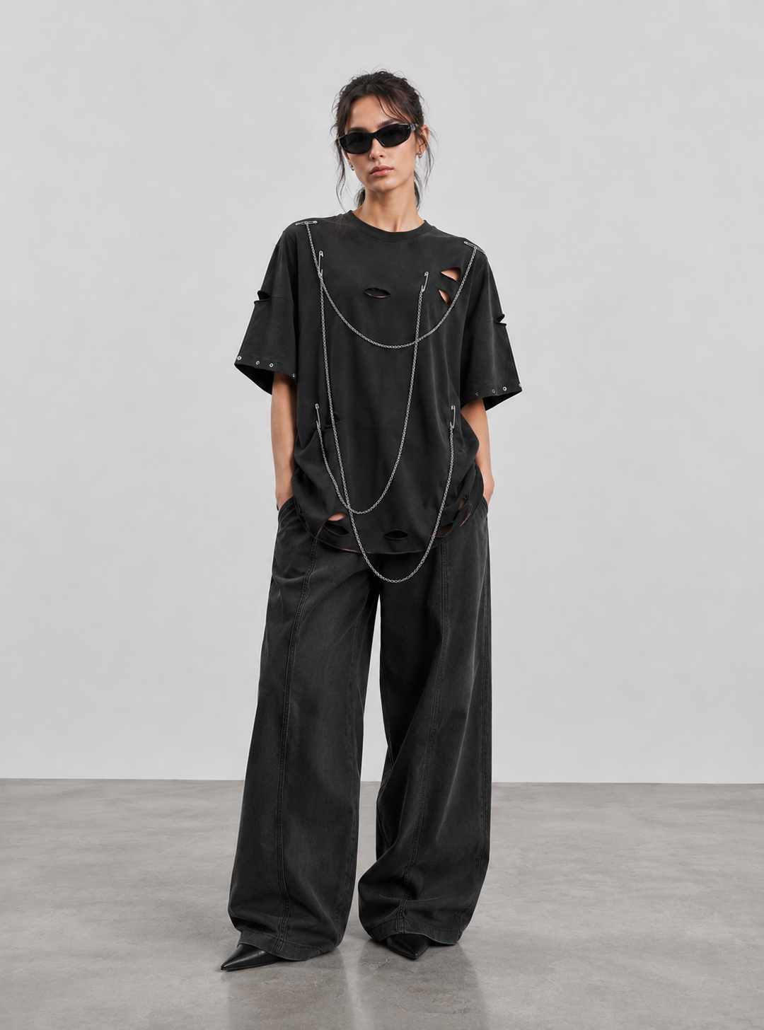 Tricou Ripped Chain W