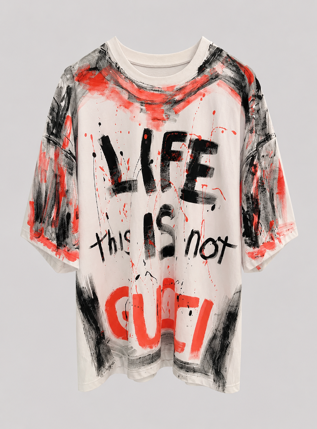 Tricou OVERSIZE Life is Gucci W