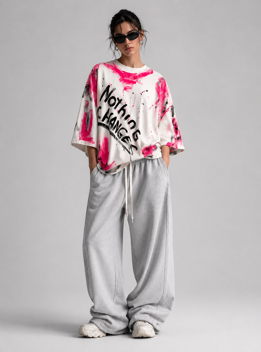 T-shirt OVERSIZE Nothing Changes W