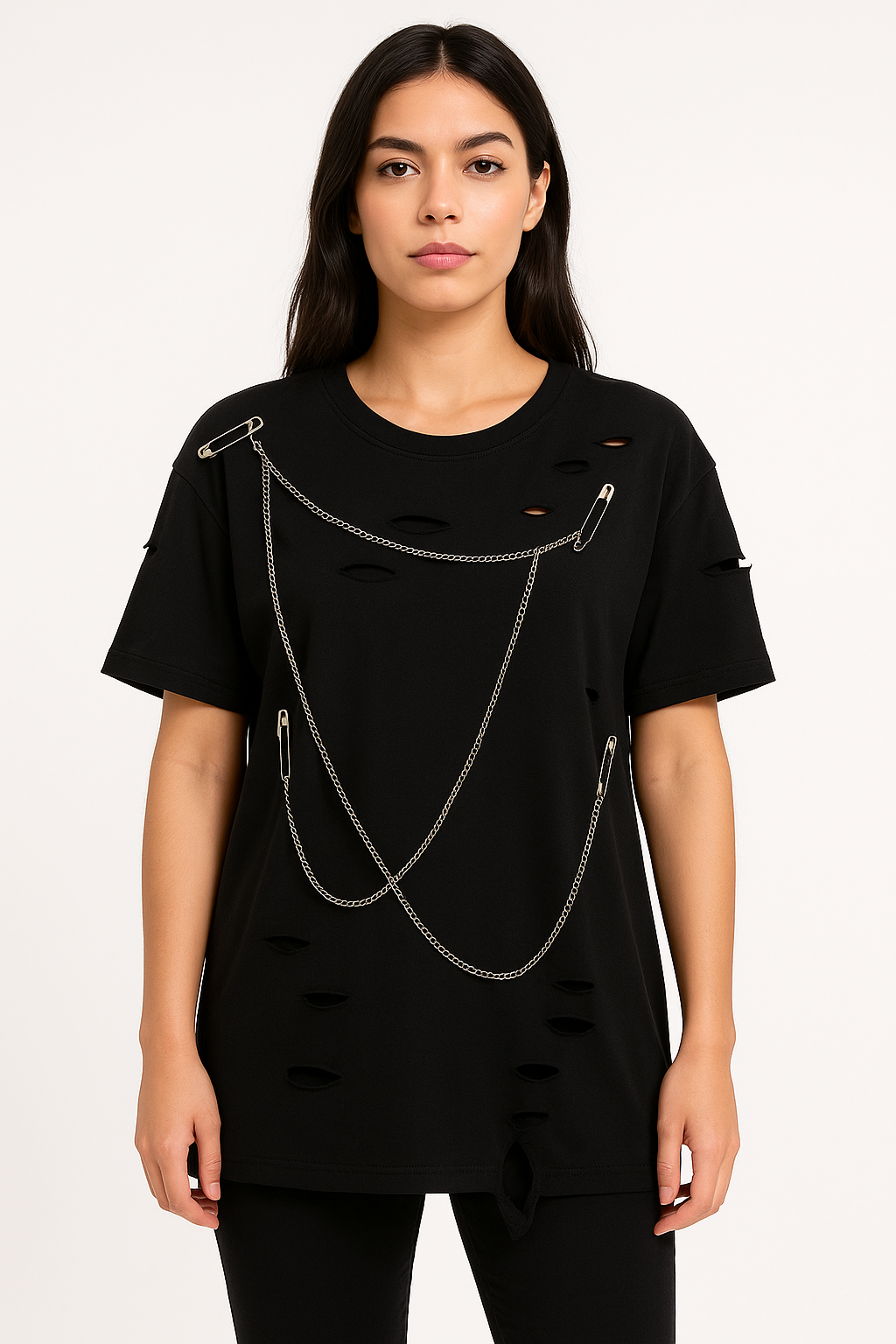 Tricou Ripped Chain W