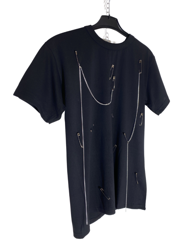 Handmade Painted Fuck T-shirt W