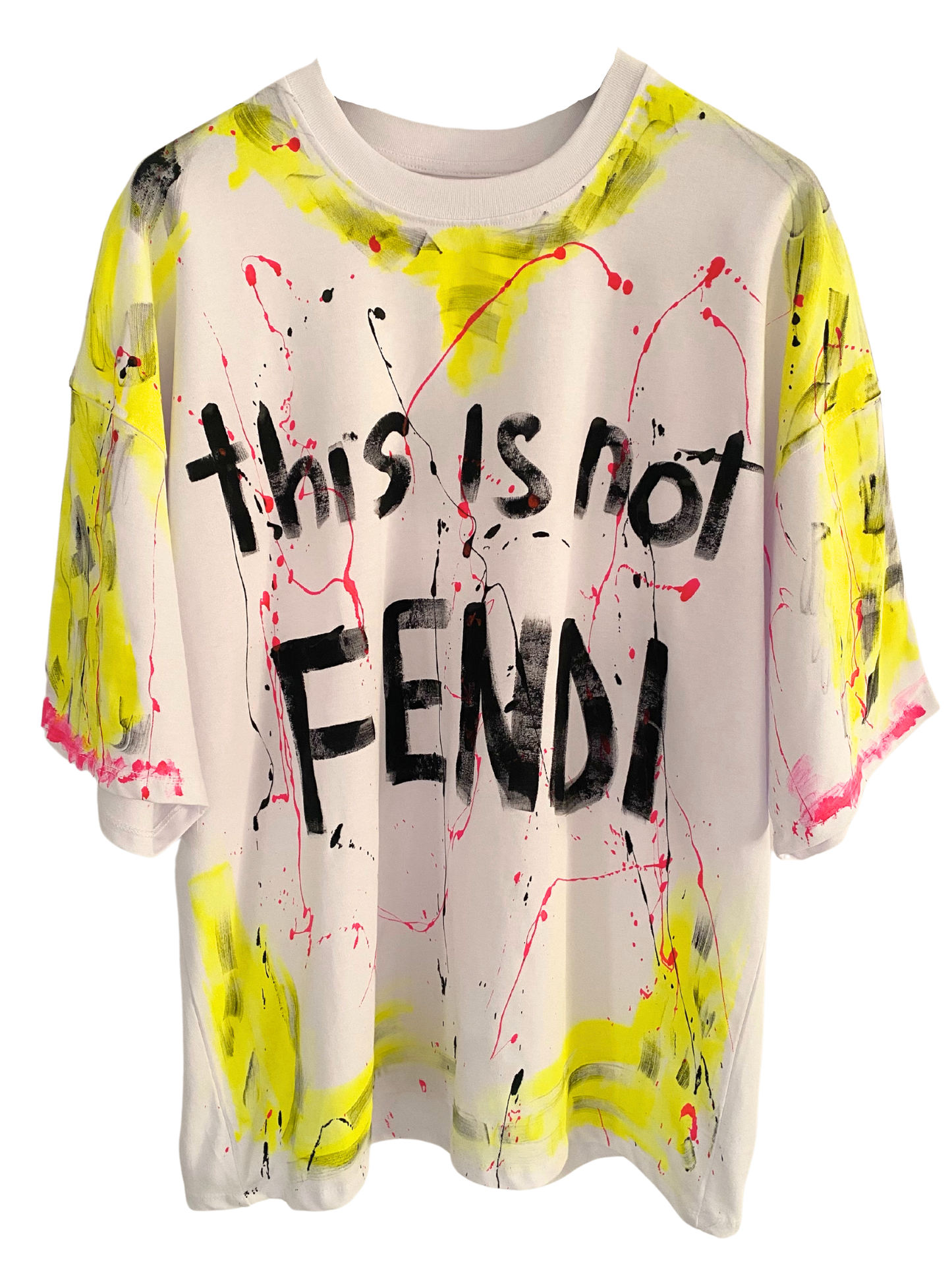Tricou OVERSIZE This is not FENDI