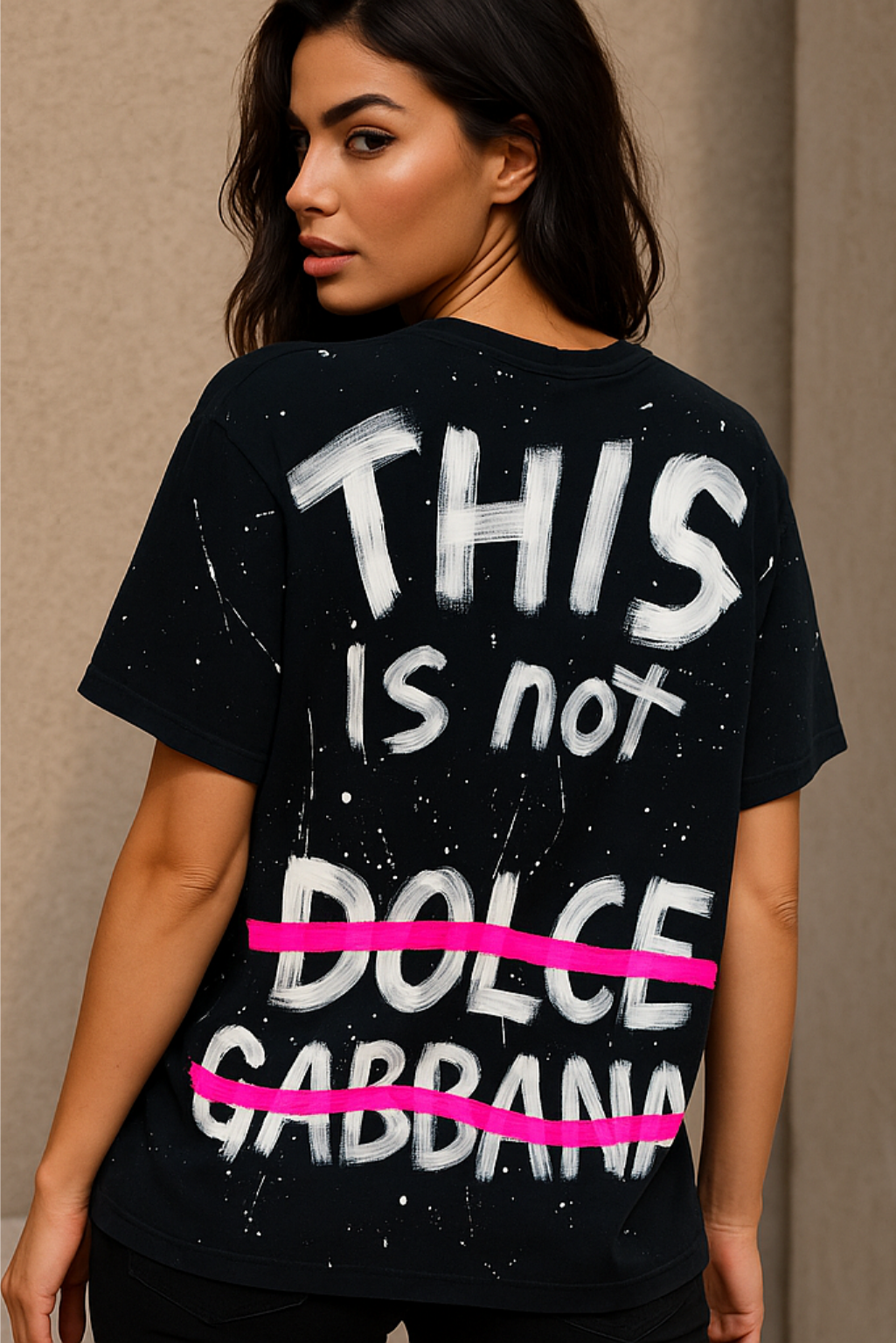 Tricou This is Not Dolce Gabbana W