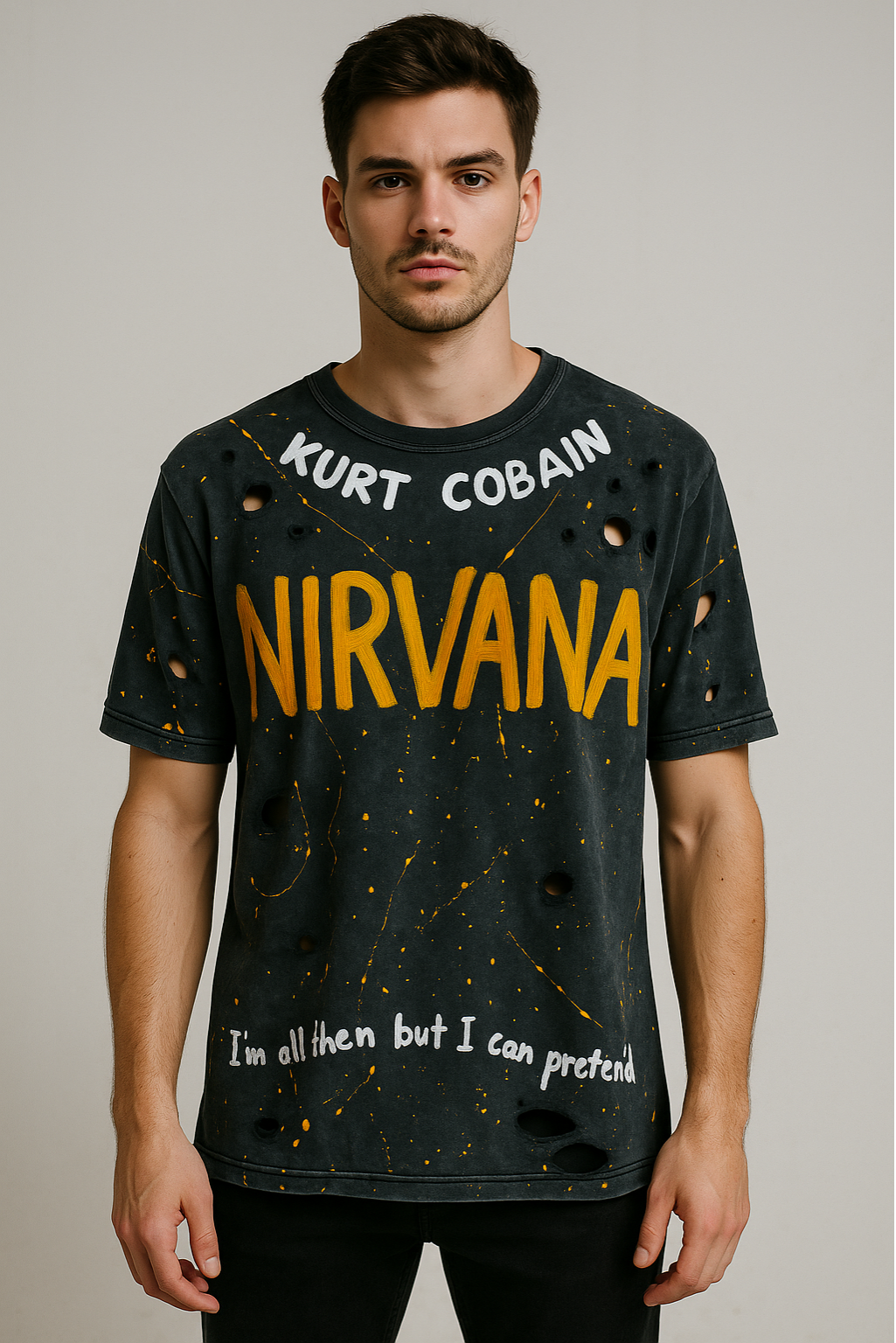 NIRVANA Vintage Washed T-shirt