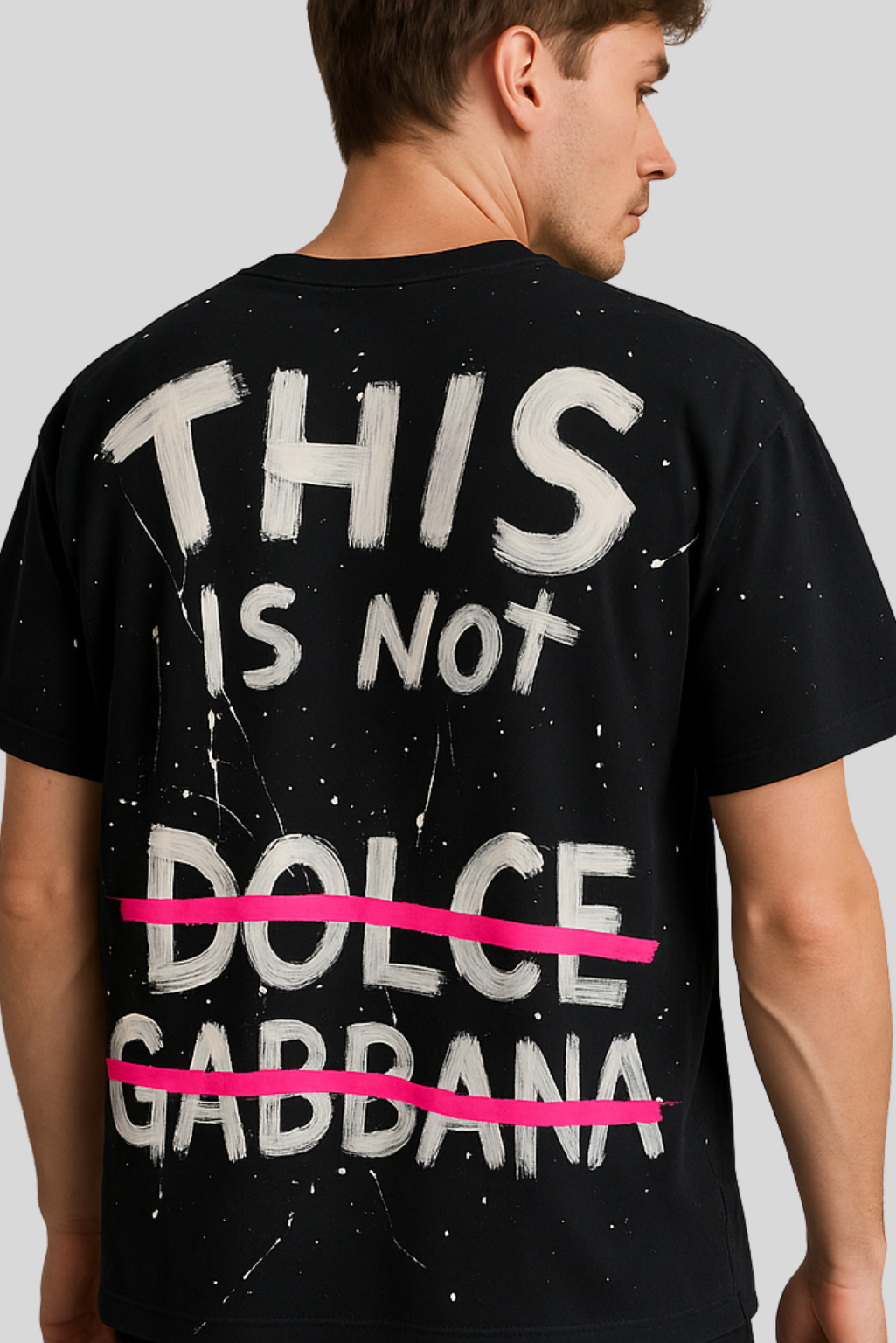 T-shirt This is Not Dolce Gabbana
