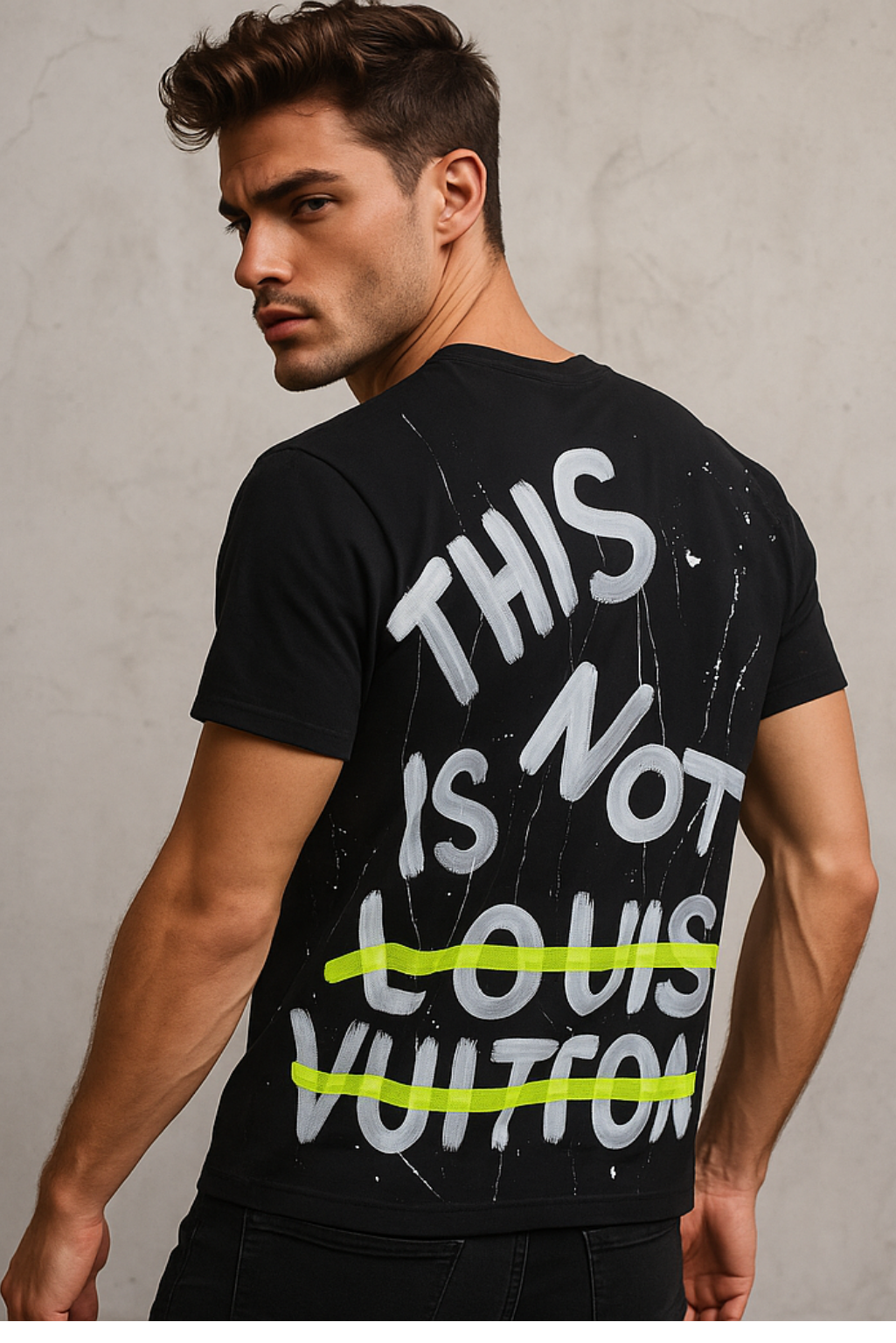 T-shirt This is Not Louis Vuitton