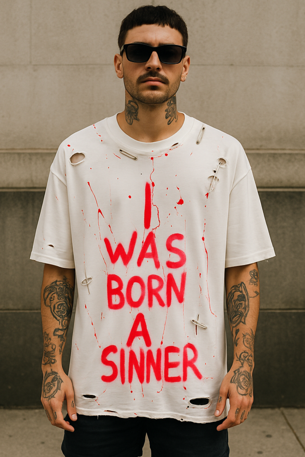 Sinner White T-shirt