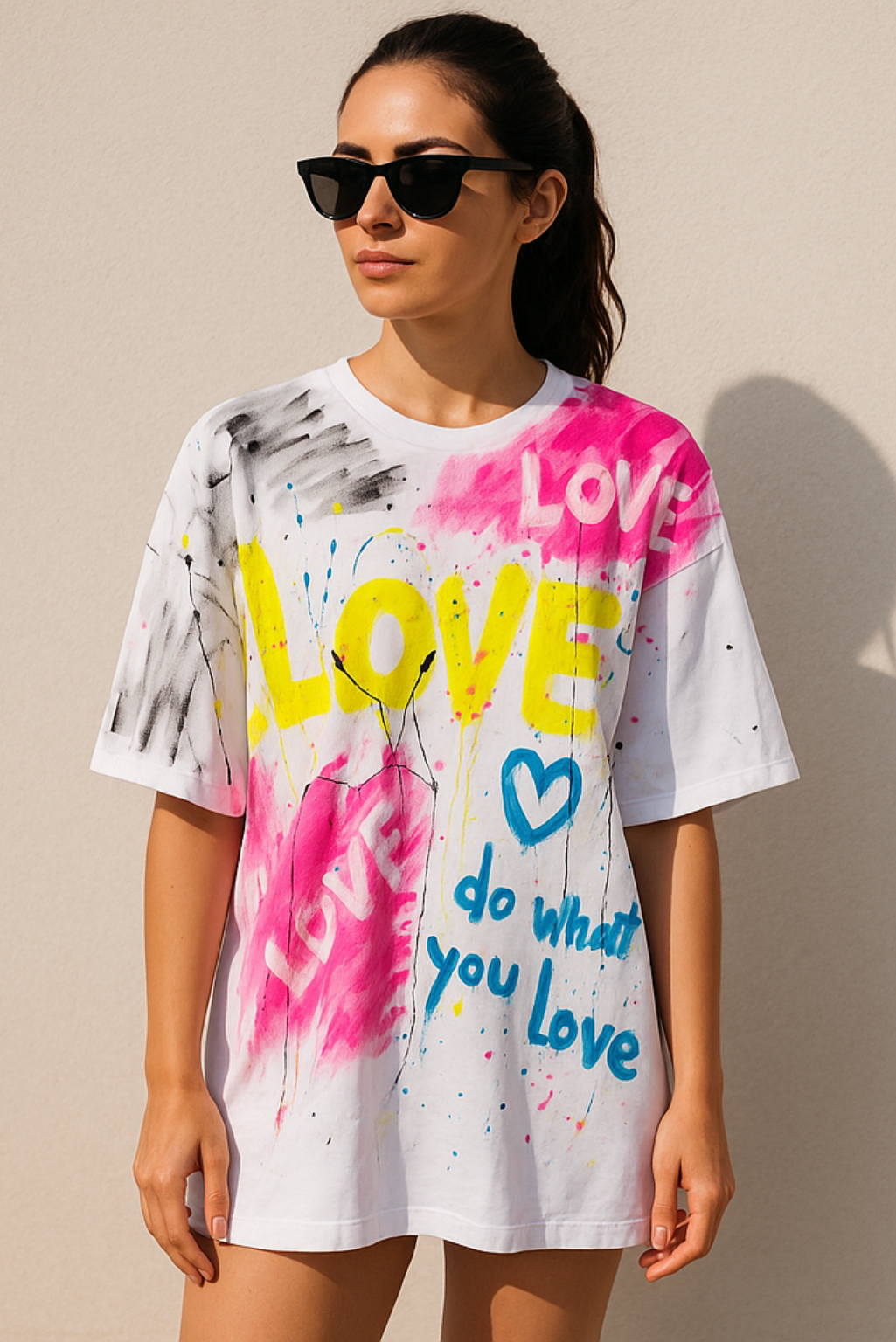 Tricou OVERSIZE Love W