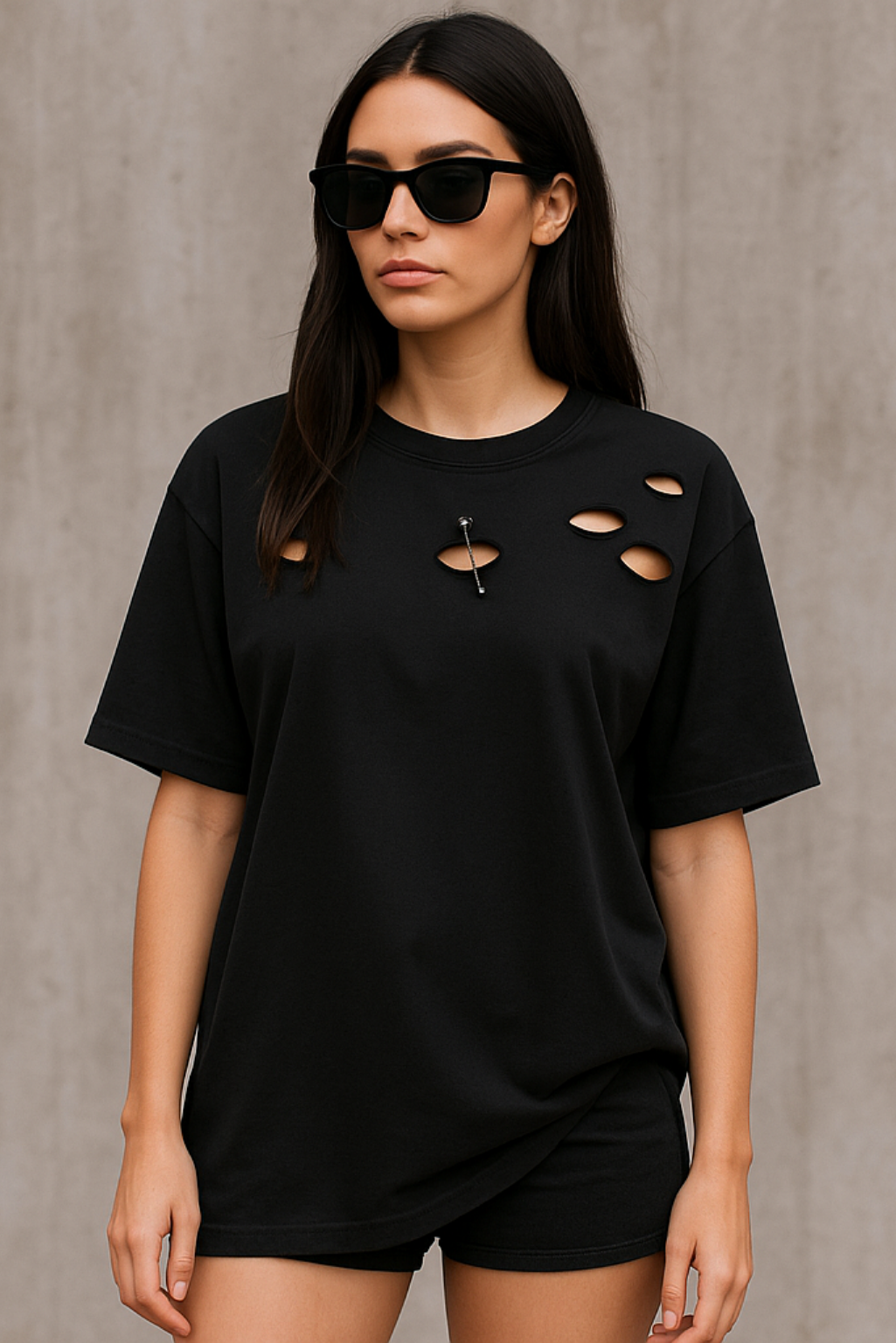 Whisper Black T-shirt W