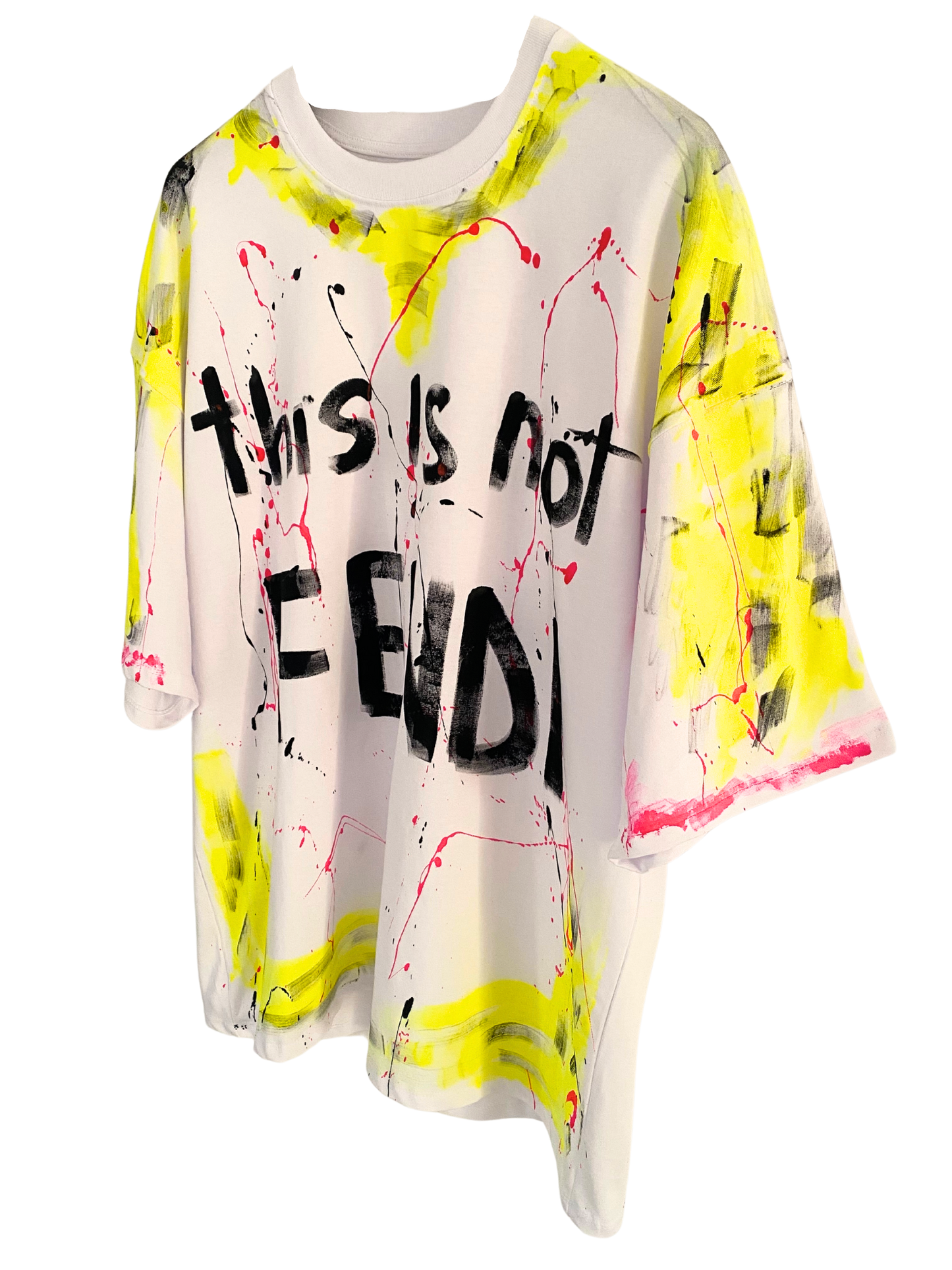 Tricou OVERSIZE This is not FENDI