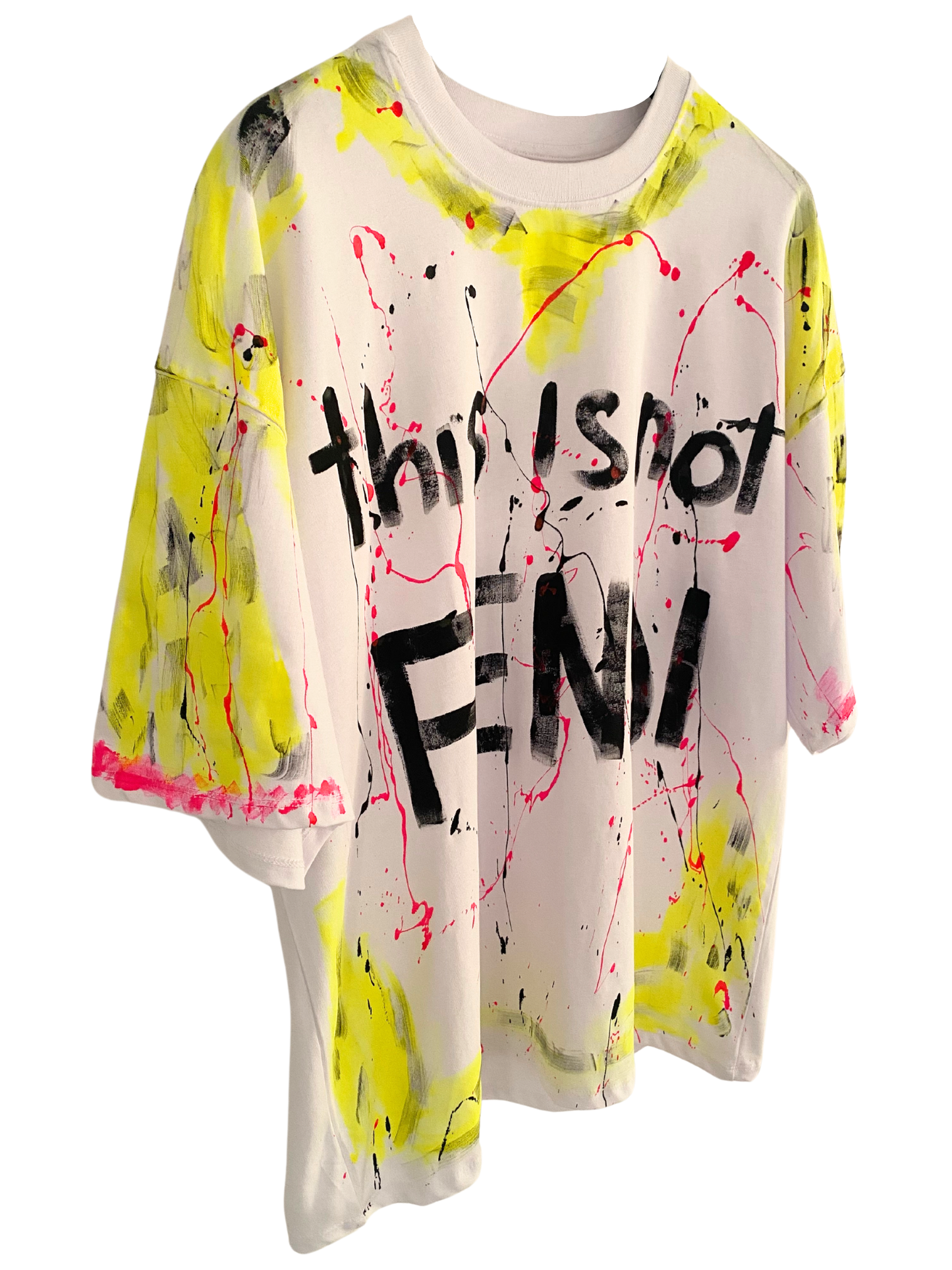 Tricou OVERSIZE This is not FENDI