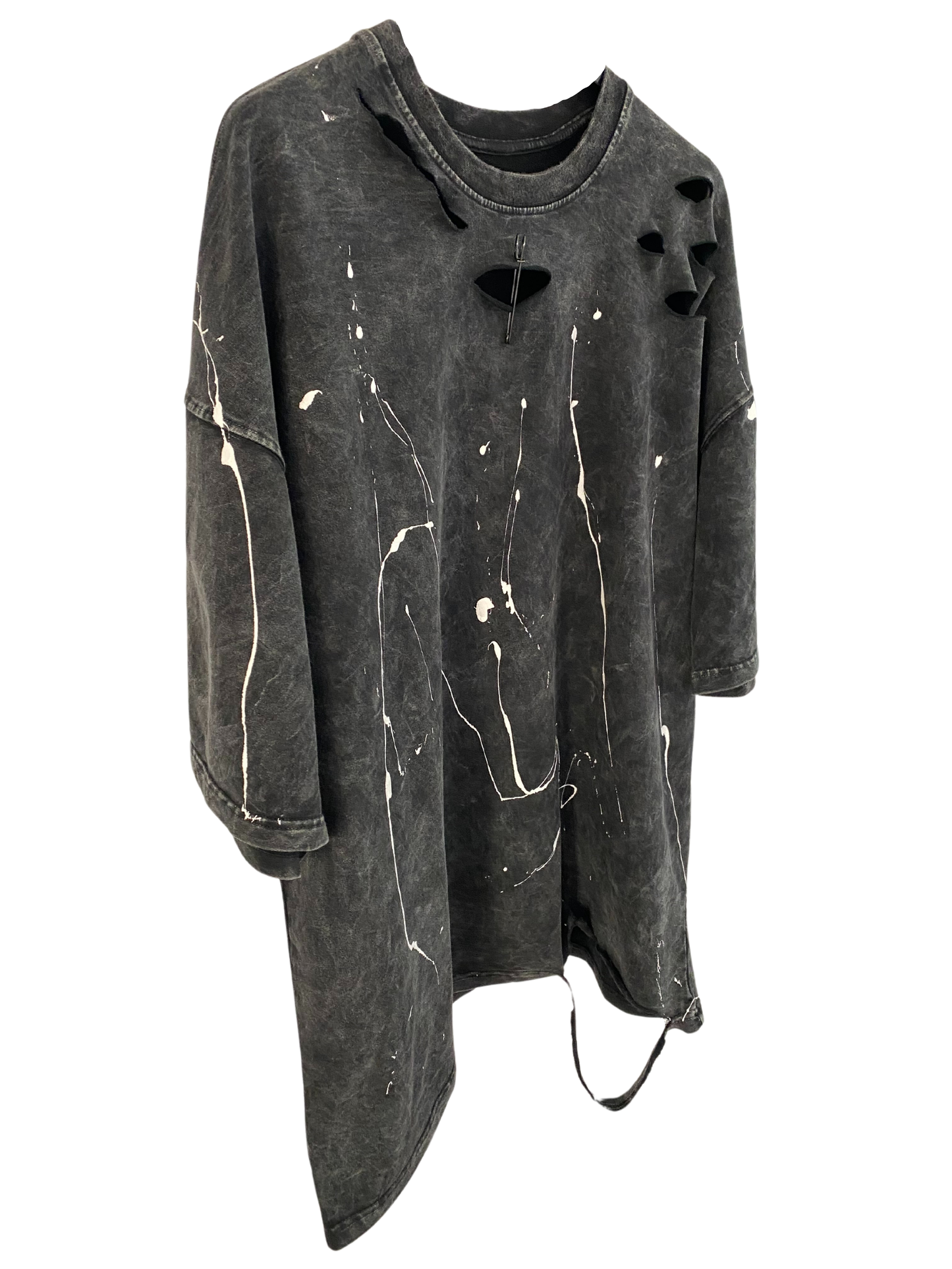 T-shirt OVERSIZE Washed Destroyed W