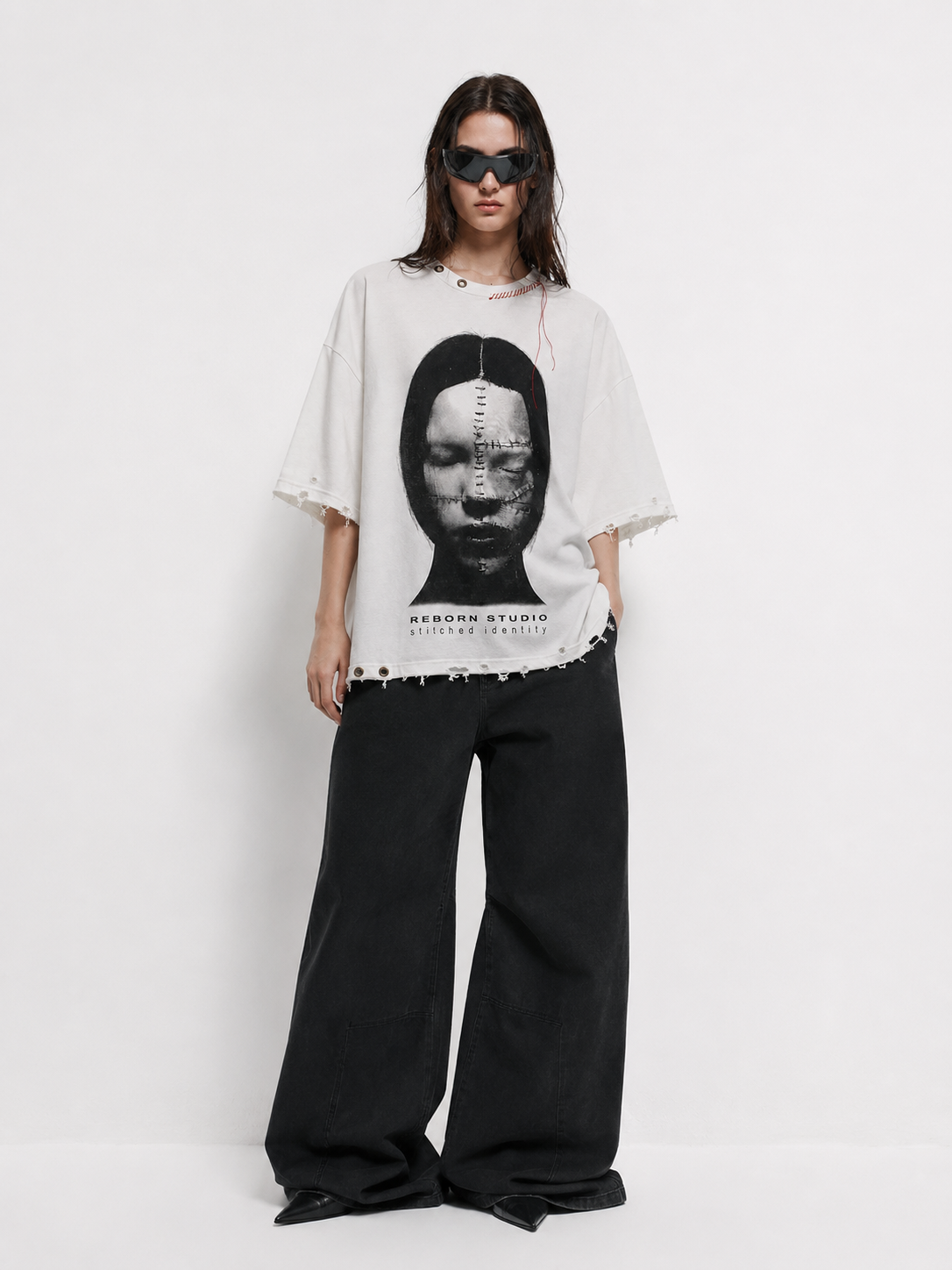 Stitched Identity Tee - Oversize W